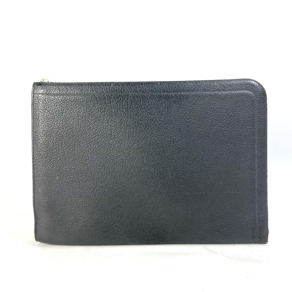 HERMES L-shaped zipper closure for tablets and laptops, clutch bag, leather, ...